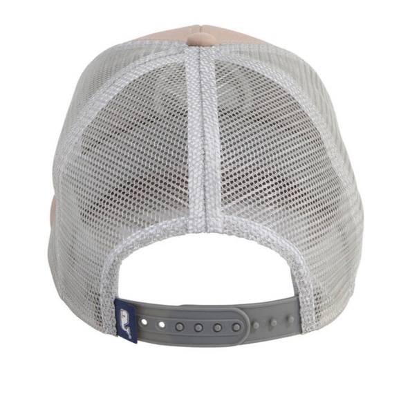 New vineyard vine Mens SnapBack whale dot performance beige hat - Picture 7 of 7